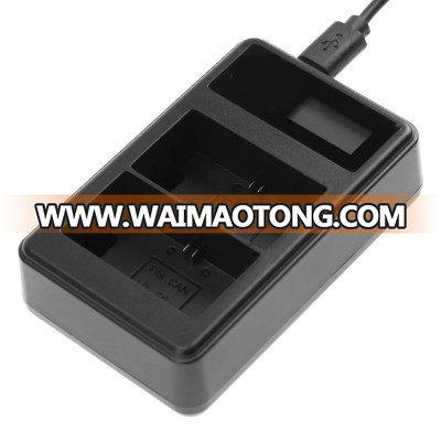 LP E6 LPE6 LP-E6 LCD Portable Dual Charger For Canon EOS 5DS R 5D Mark II 5D Mark III 6D 7D 80D EOS