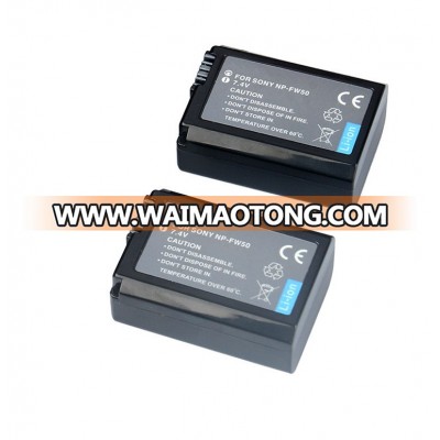 Camera Battery 7.4V Li-Ion Battery 1400mAh NP-FW50