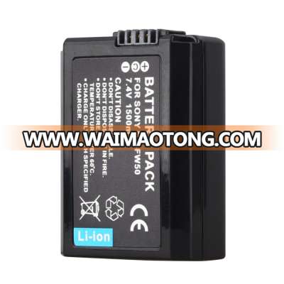 NP-FW50 1500mAh Rechargeable Battery for So ny Alpha 7 a7 7R a7R 7S a7S a3000 a5000 a6000 NEX-5N 5C A55 Digital Camera